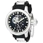 Invicta Men's 6172 Russian Diver Collection Quinotaur Black Polyurethane Watch