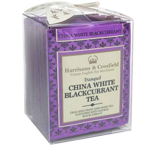 Harrisons & Crosfield White Tea With Black Currant, Individually Wrapped Tea Bags,... by Currant Tea
