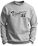 Birthday Gift 1987 Vintage Distressed Aged Perfect Premium Crewneck Sweatshirt