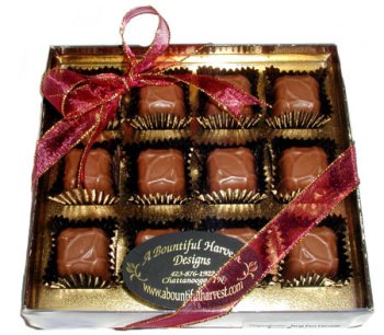 12pc Box of Sugar Free Belgian Milk Chocolate Caramels by Caramels