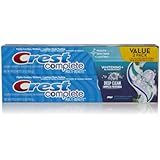 Crest Complete Toothpaste, Effervescent Mint Flavor (2 Count, 5.8 Oz Each)