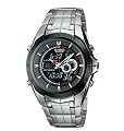 Casio Men's Ana-Digi Edifice Thermometer Bracelet Watch #EFA119BK-1AV