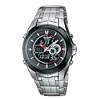 Casio Men's Ana-Digi Edifice Thermometer Bracelet Watch #EFA119BK-1AV