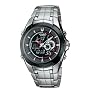 Casio Men's Ana-Digi Edifice Thermometer Bracelet Watch #EFA119BK-1AV