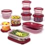 24 Piece Food Saver Set in Cranberry