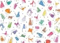 Kitty Mixtures Standard Size Transparent Placemat