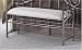 Kensington Bench In Dusty Silver Finish By Fashion Bed Group