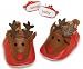 Musical Reindeer Christmas Baby Booties by Mud Pie