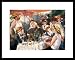 Renoir Luncheon Boating Party Party Art Framed Poster Print - 14" X 11"