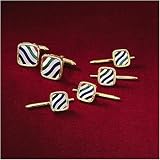 14kt. Gold 4 Shirt Studs With Gems