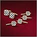 Jewelry : 14kt. Gold 4 Shirt Studs With Gems
