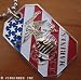 USMC MARINE CORPS EGA CREST FLAG PENDANT DOG TAG BALL CHAIN NECKLACE SEMPER FI