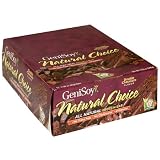 Genisoy Natural Choice Protein Bars, Double Chocolate, 1.58-Ounce Bars in 12-Count Boxes (Pack of 2)