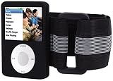 iPod nano 3G SILICONE SLEEVE W/ ARMBAND - BLACK F8Z214