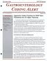 Gastroenterology Coding Alert