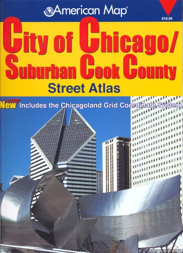 City Travel Guides Discounted  Books : City of Chicago/Suburban Cook County Street Atlas: Includes the Chicagoland Grid Coordinate System