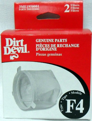 Dirt Devil Type F4 (For Extreme Power Wet and Dry Hand Vacs) Filters