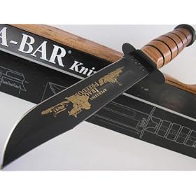 KA-BAR USA Limited Edition (1 of 900) US Coast Guard iraqi Freedom Gold Print Bowie Knife by