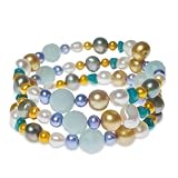 Turquoise Temptation Pearl & Gemstone Bracelet