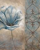 Fleur Bleue II by Vivian Flasch,16 in. x 20 in.