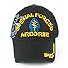 U.S. Airborne Cap Hat One Size Black (One Size, Special Forces/Black)