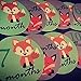 Monthly baby stickers. Foxes themed Unisex onesie belly month stickers.