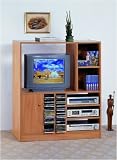 All in One Wood Entertainment Center