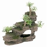 Eigenschaften Trixie  / Felsentreppe mit Pflanzen, 19 cm, anthrazit