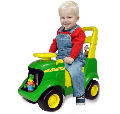 Childrens Toyshop  Toys : John Deere Sit N Scoot Activity Tractor