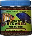 New Life Spectrum UltraRED Medium Red Enhancer 2mm Sinking Pet Food, 125gm