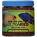 New Life Spectrum UltraRED Medium Red Enhancer 2mm Sinking Pet Food, 125gm