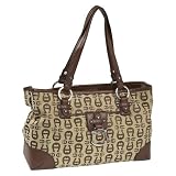 Etienne Aigner Logo Core Tote (Camel Fabric) Reviewed