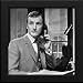 Gerald Harper Custom Framed 12x12 B&W Photo (Hadleigh)