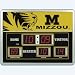Missouri Tigers NCAA Scoreboard Clock & Thermometer (14x19)
