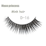 Hot sale D-16 luxurious 100% Real Mink Handmade Natural Cross False eyelashes fake eye lashes makeup