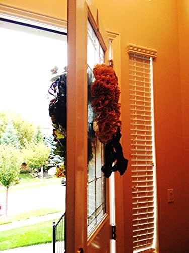 Wreath Hook- Stainless Steel Double Sided Wreath Hanger for Holiday Decorating (Made in the Usa)