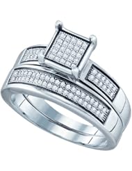 0.29CT DIAMOND MICRO PAVE BRIDAL RING