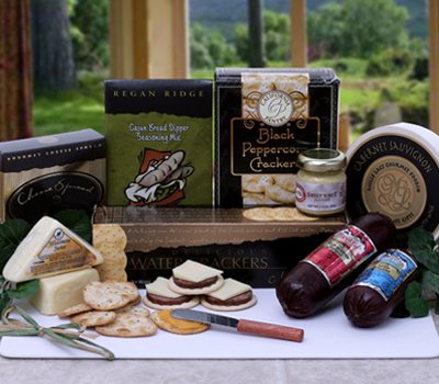 The Cutting Edge ~ Meat & Cheese Gift by Great Earth Market