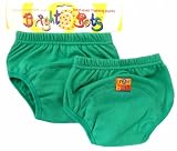 Bright Bots Potty Training Pants (Twin Pack, Green, Extra Large, 30 - 36 months)