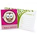 Look Whoo's 1 - Pink Invitations (8 count)