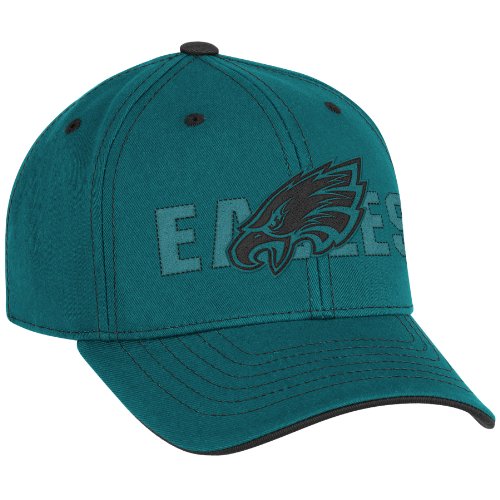 NFL Boy's End Zone Youth Structured Adjustable Hat - NE08B (Philadelphia Eagles, Youth 4-7)