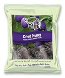 Oskri  Prunes, Dried, 3.53 Ounce Bags (Pack of 12)