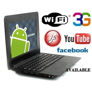 SOLID BLACK Minibook Laptop mini book laptop Computer WiFi Internet 7