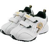Reebok Green Bay Packers Youth White Helmet Light-Up Sneakers
