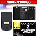 Nikon Coolpix S1000pj 12.1MP Digital Camera with Built-in Projector and 5x Wi...