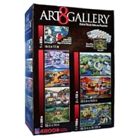 Art Gallery 8 x Puzzle Box Set Americana and Folk Art puzzles