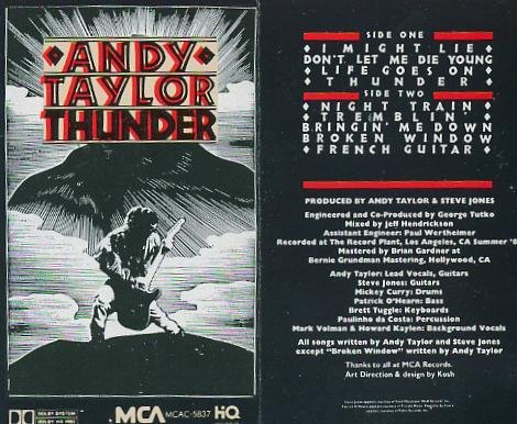 Andy Taylor - THUNDER - Zortam Music