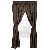 Classic Home Dimente Window Set - Brown (78x84 )