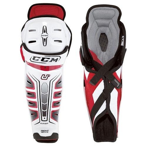 CCM U+ Fit 07 Junior Hockey Shin Guards 2011
