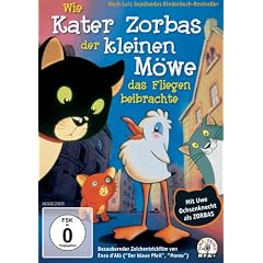 Wie Kater Zorbas der kleinen M�we Lucky das Fliegen beibrachte